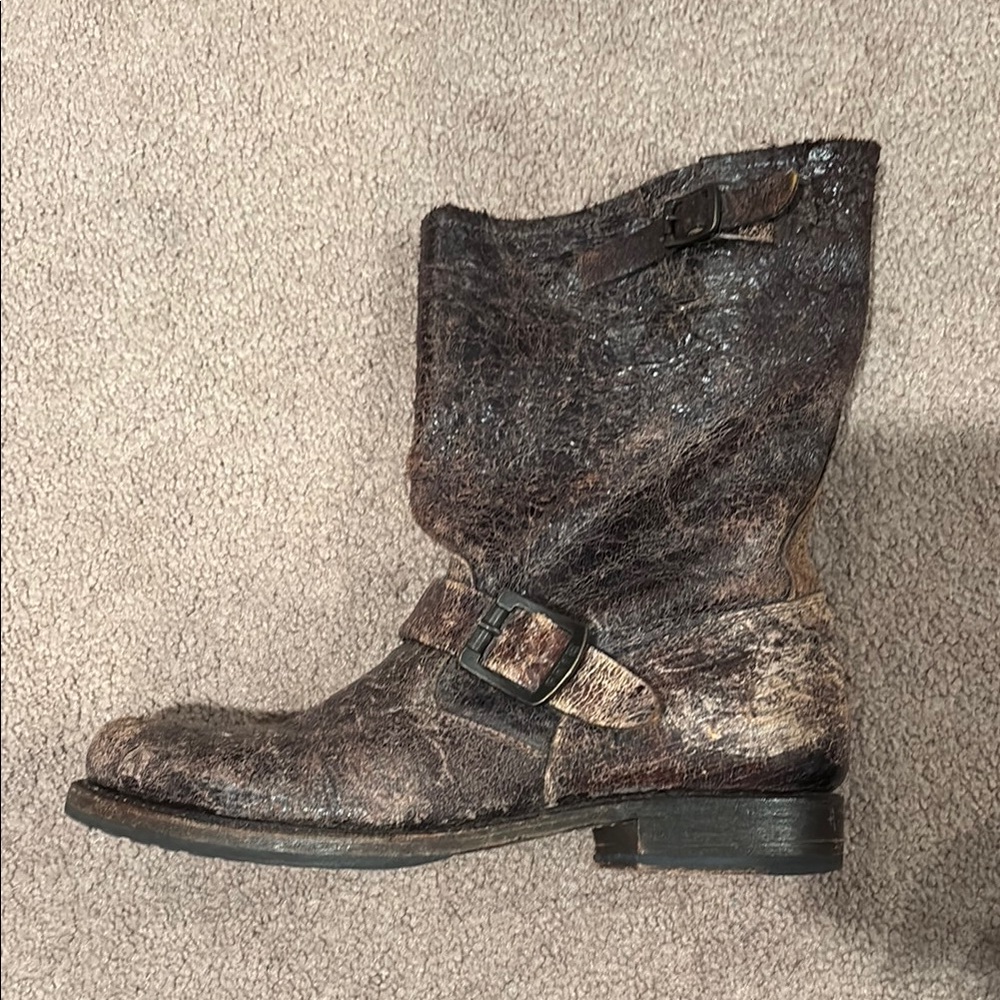 Frye Distressed Leather Boots